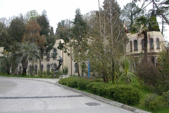Parkanlage im Sanatorium